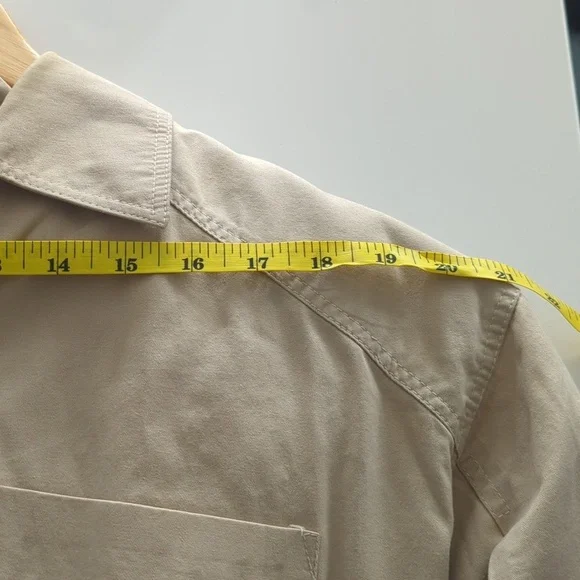 Vintage 80's Liz Claiborne Tan Belted Jacket Dress - Size 12 Good Condition - Picture 7 of 10